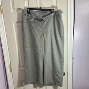 Halogen Wide-Leg Cropped Pants